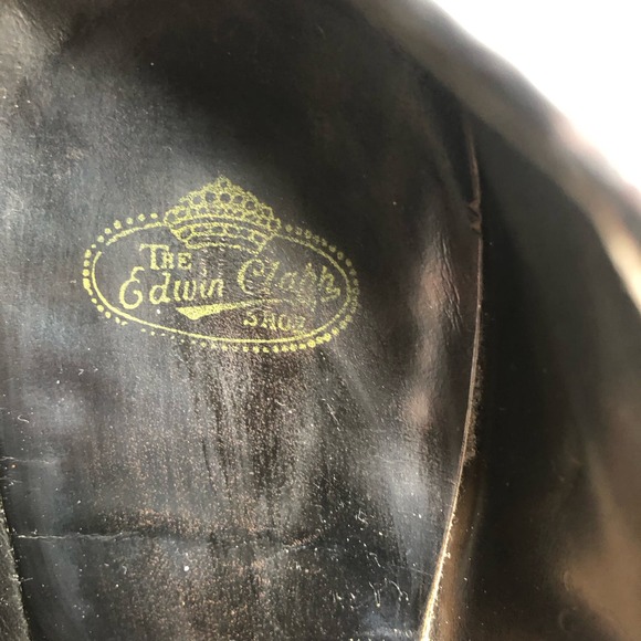 Antique Edwin Clapp‎ Alligator 3-Eyelet Split-Toe Norweger Collector Shoe, Derby - Picture 9 of 10